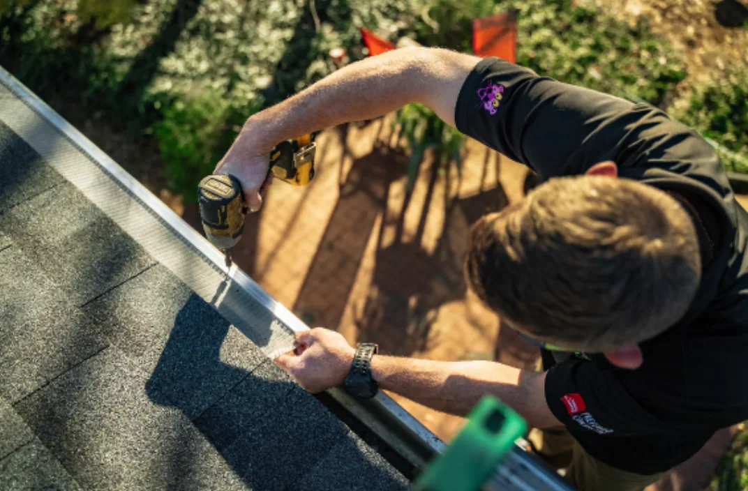 Gutter installation detail